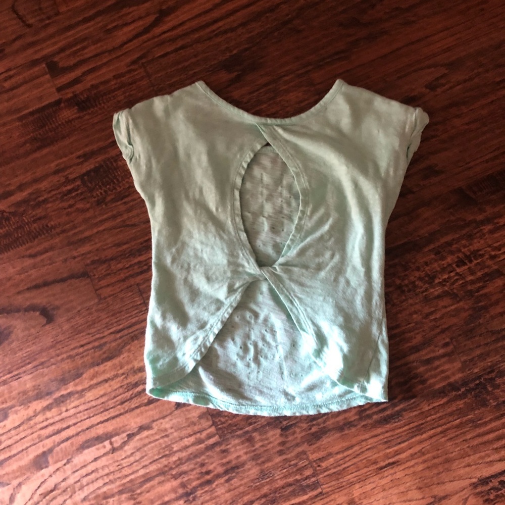 Light blue “follow your heart” t-shirt